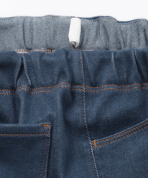 無印良品（ムジルシリョウヒン）の「キッズ　ジャージーストレッチデニム調レギンスパンツ（その他パンツ・キッズ・ネイビー/ダークネイビー・150/140/130/110/120）」の9枚目の写真