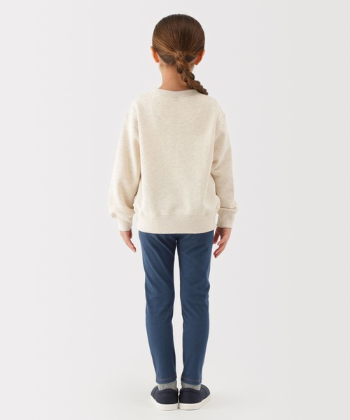 無印良品（ムジルシリョウヒン）の「キッズ　ジャージーストレッチデニム調レギンスパンツ（その他パンツ・キッズ・ネイビー/ダークネイビー・150/140/130/110/120）」の5枚目の写真