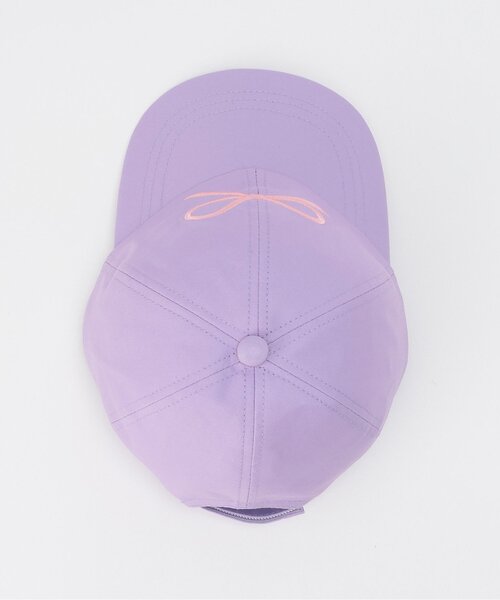 Lycee mine（リセマイン）の「リボン刺しゅうキャップ（キャップ・キッズ・サックスブルー/ライトベージュ/ラベンダー/ライトピンク・F）」の12枚目の写真