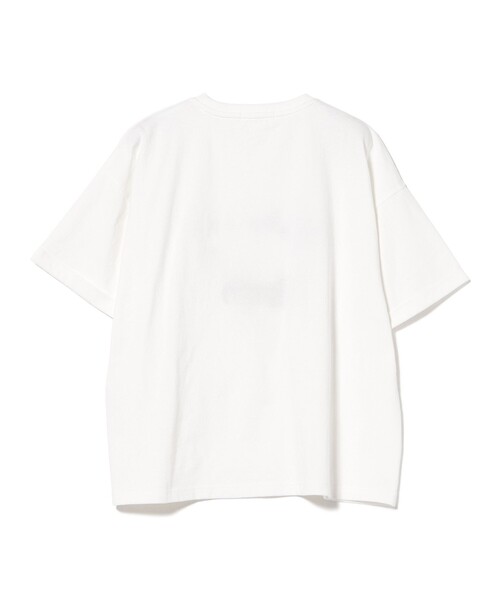 BEAMS HEART(ビームスハート)の「アニマル サガラ刺繍 Tシャツ(Tシャツ/カットソー・レディース・ホワイト系その他5/チャコールグレー/オフホワイト・FREE)」の7枚目の写真