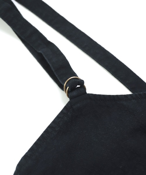 Brocante（ブロカント）の「[Brocante / ブロカント] 綿麻キャンバス サロペット（サロペット/オーバーオール・レディース・ブラック/アイボリー・2）」の20枚目の写真