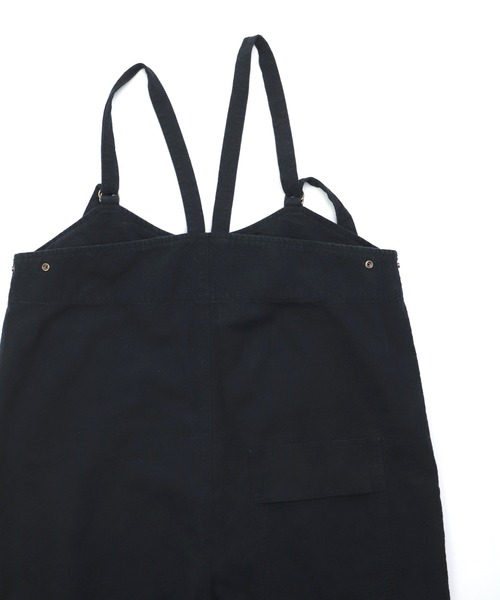 Brocante（ブロカント）の「[Brocante / ブロカント] 綿麻キャンバス サロペット（サロペット/オーバーオール・レディース・ブラック/アイボリー・2）」の19枚目の写真
