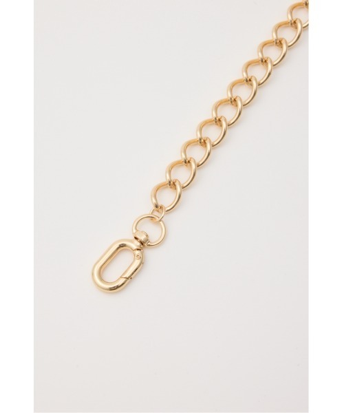 rienda（リエンダ）の「フェイクパールSETチェーンベルト（ベルト・レディース・シルバー/ゴールド・FREE）」の7枚目の写真