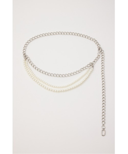 rienda（リエンダ）の「フェイクパールSETチェーンベルト（ベルト・レディース・シルバー/ゴールド・FREE）」の9枚目の写真