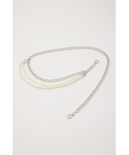 rienda（リエンダ）の「フェイクパールSETチェーンベルト（ベルト・レディース・シルバー/ゴールド・FREE）」の10枚目の写真