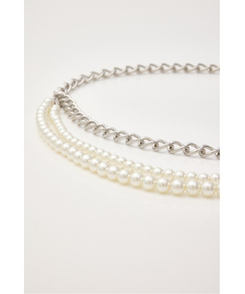 rienda（リエンダ）の「フェイクパールSETチェーンベルト（ベルト・レディース・シルバー/ゴールド・FREE）」の13枚目の写真