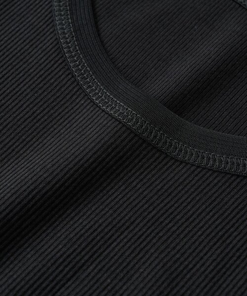 RIVE DROITE（リヴドロワ）の「【フェミニンなムードを演出】チュールリブタンクトップ（キャミソール・レディース・ピンク/オフホワイト/ブラック/サックスブルー・FREE）」の7枚目の写真