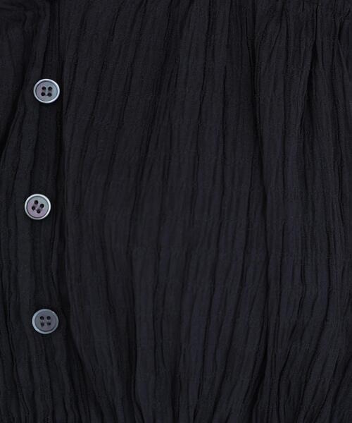 NATURAL BEAUTY BASIC（ナチュラルビューティーベーシック）の「◇Ｖネックギャザーブラウス（シャツ/ブラウス・レディース・ライトグリーン/ブラック/オフホワイト・FREE）」の13枚目の写真