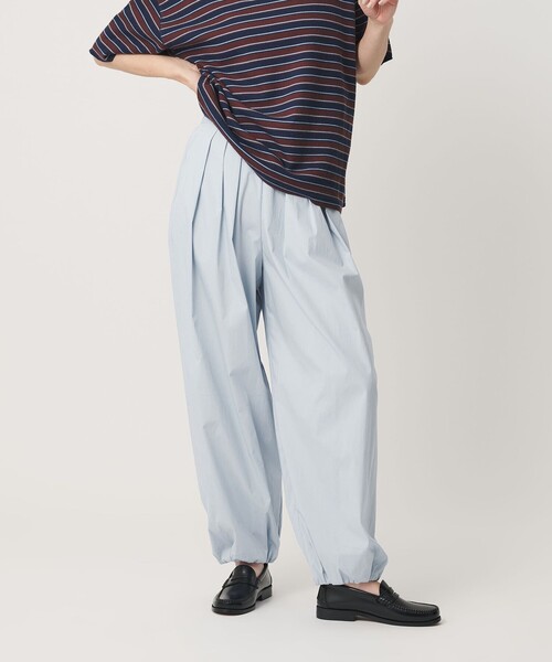 BEAUTY&YOUTH UNITED ARROWS(ビューティーアンドユースユナイテッドアローズ)の「コットンナイロン バルーンパンツ ウォッシャブル(その他パンツ・レディース・ダークグレー/オリーブ/クリーム/ライトブルー/ブラック・XS/S/M)」の5枚目の写真