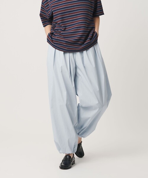 BEAUTY&YOUTH UNITED ARROWS(ビューティーアンドユースユナイテッドアローズ)の「コットンナイロン バルーンパンツ ウォッシャブル(その他パンツ・レディース・ダークグレー/オリーブ/クリーム/ライトブルー/ブラック・XS/S/M)」の6枚目の写真