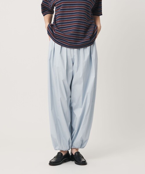 BEAUTY&YOUTH UNITED ARROWS(ビューティーアンドユースユナイテッドアローズ)の「コットンナイロン バルーンパンツ ウォッシャブル(その他パンツ・レディース・ダークグレー/オリーブ/クリーム/ライトブルー/ブラック・XS/S/M)」の7枚目の写真