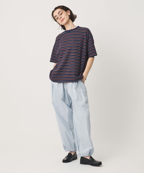 BEAUTY&YOUTH UNITED ARROWS(ビューティーアンドユースユナイテッドアローズ)の「コットンナイロン バルーンパンツ ウォッシャブル(その他パンツ・レディース・ダークグレー/オリーブ/クリーム/ライトブルー/ブラック・XS/S/M)」の8枚目の写真