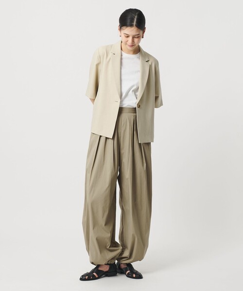 BEAUTY&YOUTH UNITED ARROWS(ビューティーアンドユースユナイテッドアローズ)の「コットンナイロン バルーンパンツ ウォッシャブル(その他パンツ・レディース・ダークグレー/オリーブ/クリーム/ライトブルー/ブラック・XS/S/M)」の17枚目の写真