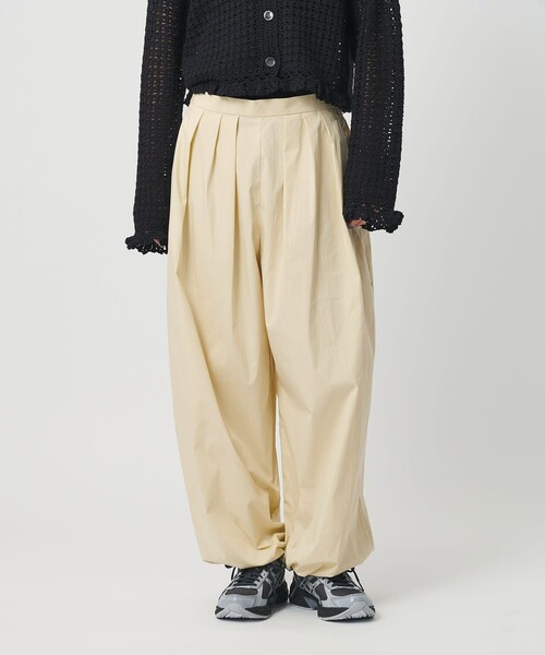 BEAUTY&YOUTH UNITED ARROWS(ビューティーアンドユースユナイテッドアローズ)の「コットンナイロン バルーンパンツ ウォッシャブル(その他パンツ・レディース・ダークグレー/オリーブ/クリーム/ライトブルー/ブラック・XS/S/M)」の22枚目の写真