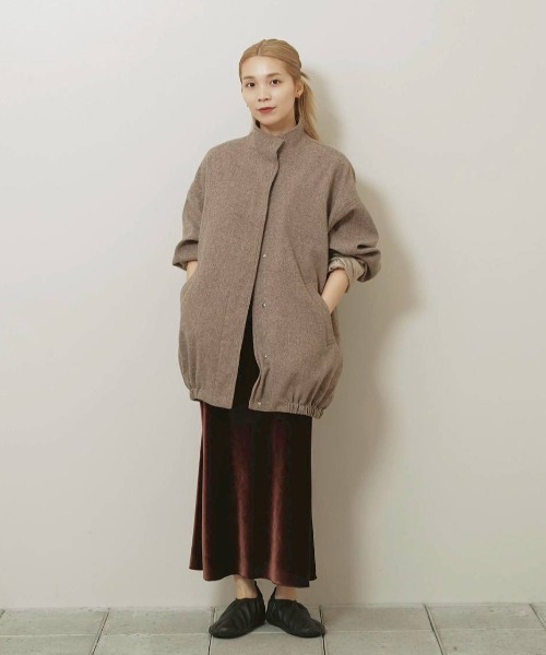 TODAYFUL（トゥデイフル）の「Velour Pencil Dress（ドレス・レディース・ブラウン/ブラック・36inch/38inch）」の6枚目の写真