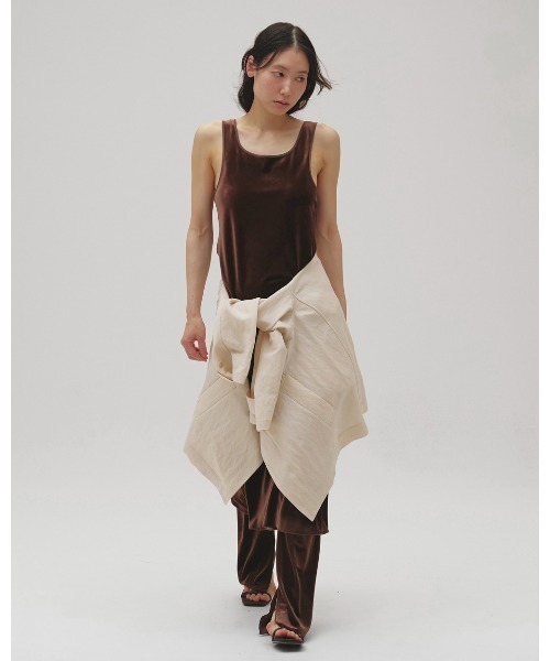 TODAYFUL（トゥデイフル）の「Velour Pencil Dress（ドレス・レディース・ブラウン/ブラック・36inch/38inch）」の14枚目の写真