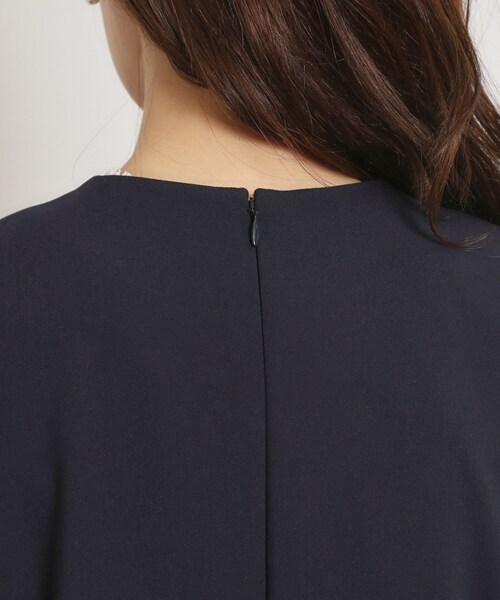 couture brooch（クチュールブローチ）の「TRダブルクロスオールインワン（サロペット/オーバーオール・レディース・ネイビー/ナチュラル・40/38）」の21枚目の写真