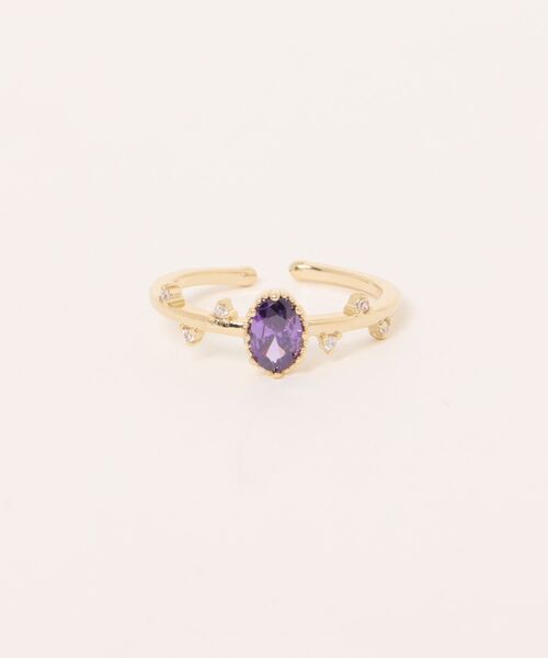 チャイハネ（チャイハネ）の「【チャイハネ】カットガラスビーズリング（リング・レディース・ターコイズブルー/ライトブルー/グリーン/ピンク/ホワイト/ベージュ/ネイビー/オレンジ/パープル・FREE）」の7枚目の写真