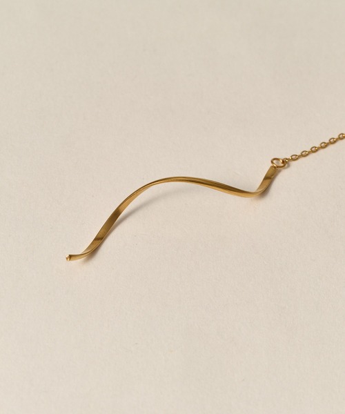 novice（ノーヴィス）の「【novice】Sway Threader Pierce［Stainless］（ピアス（両耳用）・レディース・シルバー/ゴールド・FREE）」の4枚目の写真