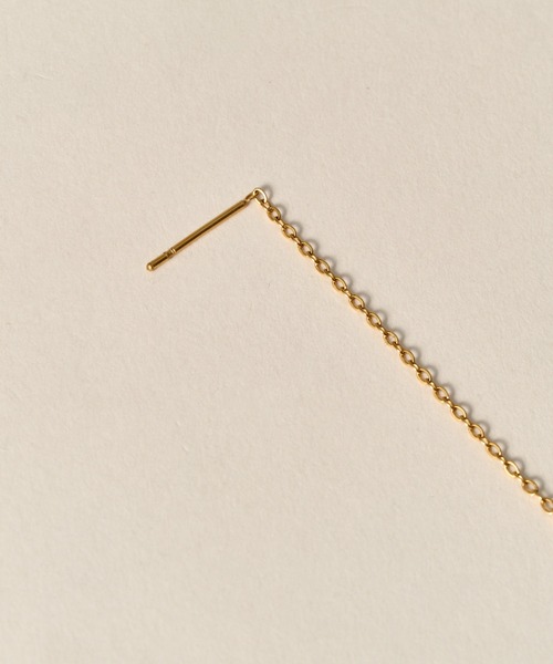 novice（ノーヴィス）の「【novice】Sway Threader Pierce［Stainless］（ピアス（両耳用）・レディース・シルバー/ゴールド・FREE）」の5枚目の写真