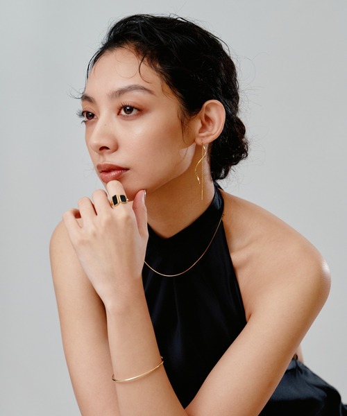 novice（ノーヴィス）の「【novice】Sway Threader Pierce［Stainless］（ピアス（両耳用）・レディース・シルバー/ゴールド・FREE）」の12枚目の写真