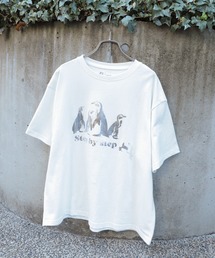 NOMBRE IMPAIR | ペンギン箔プリント 半袖TEE(Tシャツ/カットソー)