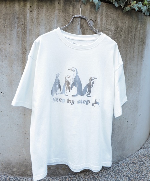 ペンギン箔プリント 半袖TEE | NOMBRE IMPAIR