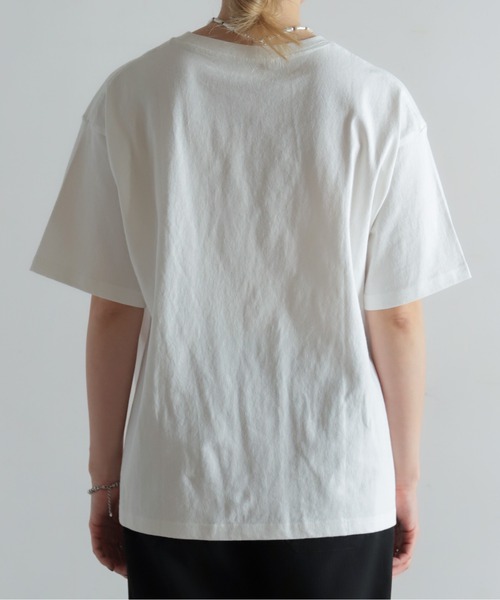 NOMBRE IMPAIR(ノンブルアンペール)の「ペンギン箔プリント 半袖TEE(Tシャツ/カットソー・レディース・ホワイト/チャコールグレー・FREE)」の12枚目の写真