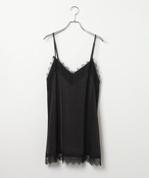 LEPSIM | サテンレースキャミチュニック　639092(キャミソール)