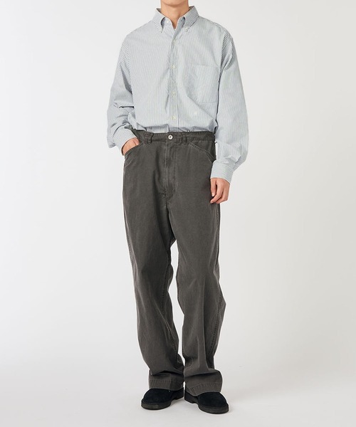 nanamica（ナナミカ）の「【nanamica / ナナミカ】Button Down Stripe Wind Shirt（シャツ/ブラウス・メンズ・ネイビー・S/M）」の6枚目の写真