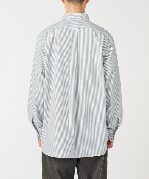 nanamica（ナナミカ）の「【nanamica / ナナミカ】Button Down Stripe Wind Shirt（シャツ/ブラウス・メンズ・ネイビー・S/M）」の4枚目の写真