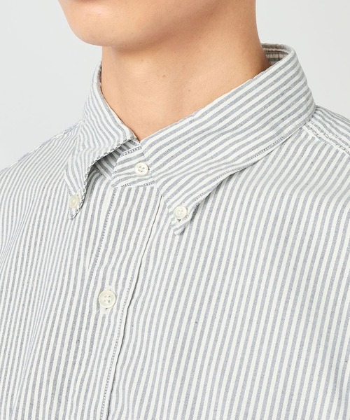 nanamica（ナナミカ）の「【nanamica / ナナミカ】Button Down Stripe Wind Shirt（シャツ/ブラウス・メンズ・ネイビー・S/M）」の5枚目の写真