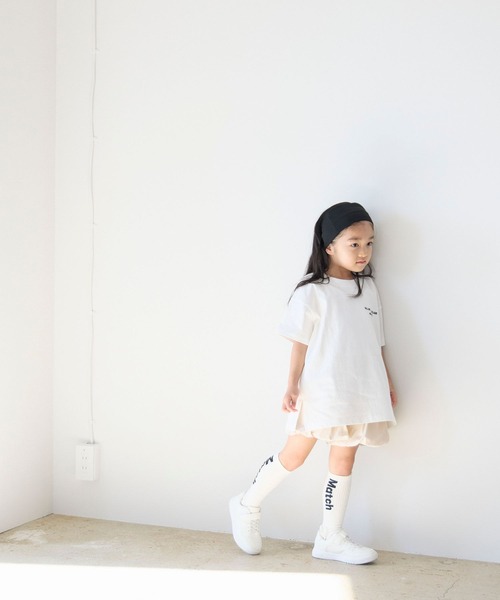 LOWRYS FARM（ローリーズファーム）の「ストライプバルーンショートパンツ　640737（その他パンツ・キッズ・ベージュ/ブルー・150cm/140cm/130cm/120cm/110cm）」の4枚目の写真