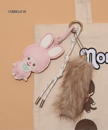 CIAOPANIC TYPY（チャオパニックティピー）の「:【モンチッチ】アソート柄合皮×ファーチャーム（キーホルダー）」