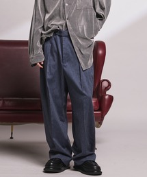 Loro Piana フランネルスラックス 2タック46ロロピアーナ美品 UNISEX》【Loro Piana Fabric】Prime-Wide Two-tuck Trousers/【ロロ