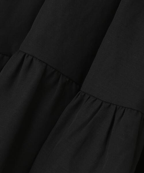 PROPORTION BODY DRESSING(プロポーションボディドレッシング)の「<E>ラッフルミニワンピース / 1216147303(ワンピース・レディース・ブラック/ピンク/ホワイト系その他・MEDIUM/SMALL)」の4枚目の写真