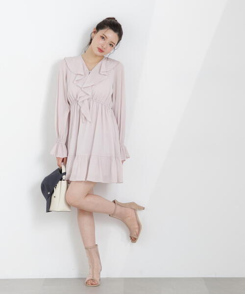 PROPORTION BODY DRESSING（プロポーションボディドレッシング）の「＜Ｅ＞ラッフルミニワンピース / 1216147303（ワンピース・レディース・ブラック/ピンク/ホワイト系その他・MEDIUM/SMALL）」の10枚目の写真