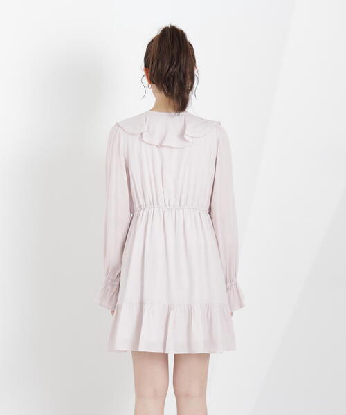 PROPORTION BODY DRESSING（プロポーションボディドレッシング）の「＜Ｅ＞ラッフルミニワンピース / 1216147303（ワンピース・レディース・ブラック/ピンク/ホワイト系その他・MEDIUM/SMALL）」の6枚目の写真