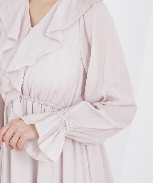 PROPORTION BODY DRESSING(プロポーションボディドレッシング)の「<E>ラッフルミニワンピース / 1216147303(ワンピース・レディース・ブラック/ピンク/ホワイト系その他・MEDIUM/SMALL)」の10枚目の写真