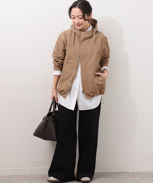 JOURNAL STANDARD relume（ジャーナルスタンダード　レリューム）の「撥水グログランマウンテンパーカー（ブルゾン・レディース・ベージュ/ネイビー/カーキ・FREE）」の5枚目の写真