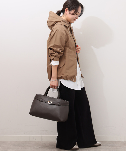 JOURNAL STANDARD relume（ジャーナルスタンダード　レリューム）の「撥水グログランマウンテンパーカー（ブルゾン・レディース・ベージュ/ネイビー/カーキ・FREE）」の7枚目の写真