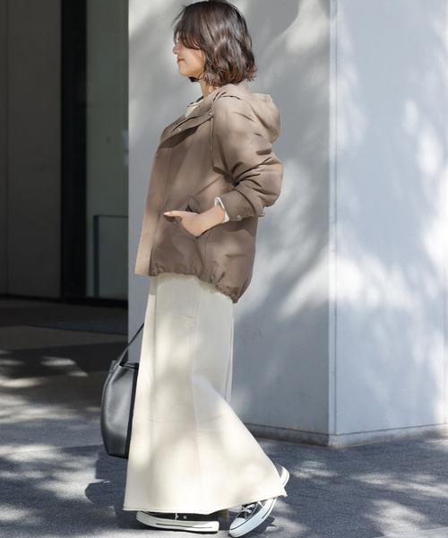 JOURNAL STANDARD relume（ジャーナルスタンダード　レリューム）の「撥水グログランマウンテンパーカー（ブルゾン・レディース・ベージュ/ネイビー/カーキ・FREE）」の16枚目の写真