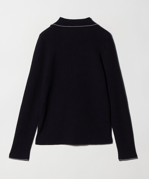 UNITED ARROWS(ユナイテッドアローズ)の「スキッパー リブカーディガン ‐ウォッシャブル‐(カーディガン/ボレロ・レディース・ベージュ/ネイビー・FREE)」の22枚目の写真
