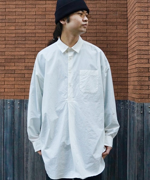 yoko sakamoto（ヨーコサカモト）の「【YOKO SAKAMOTO】 PULLOVER SHIRT（シャツ/ブラウス・メンズ・ホワイト・MEDIUM/LARGE）」の6枚目の写真