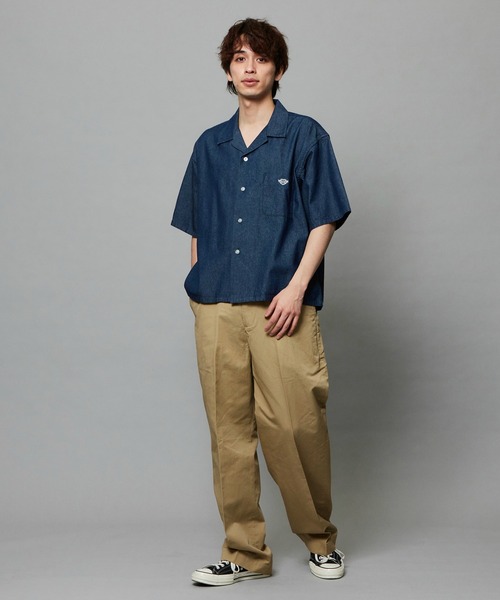 EDWIN（エドウィン）の「EDWIN エドウィン ルーズシルエット バギーシャツ デニム 半袖（シャツ/ブラウス・メンズ・ライトインディゴブルー/ホワイト/ブルー/ブラック系その他・X-LARGE/MEDIUM/LARGE）」の11枚目の写真