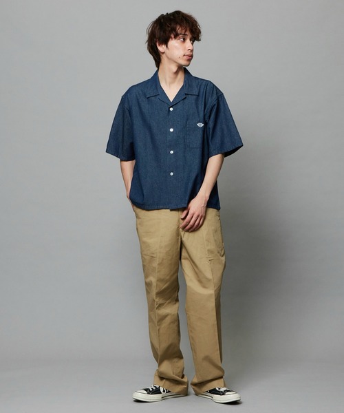 EDWIN（エドウィン）の「EDWIN エドウィン ルーズシルエット バギーシャツ デニム 半袖（シャツ/ブラウス・メンズ・ライトインディゴブルー/ホワイト/ブルー/ブラック系その他・X-LARGE/MEDIUM/LARGE）」の12枚目の写真