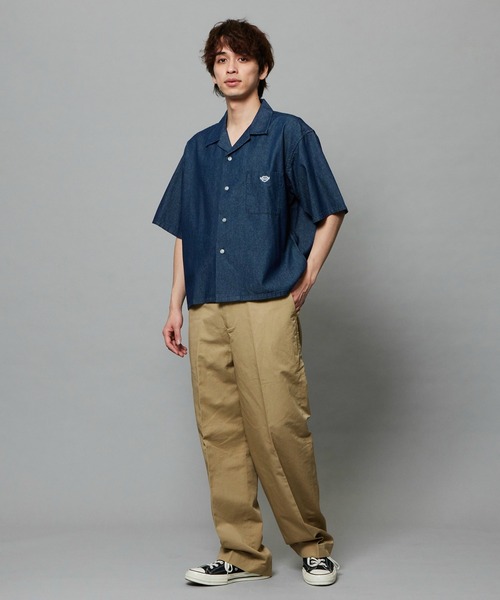 EDWIN（エドウィン）の「EDWIN エドウィン ルーズシルエット バギーシャツ デニム 半袖（シャツ/ブラウス・メンズ・ライトインディゴブルー/ホワイト/ブルー/ブラック系その他・X-LARGE/MEDIUM/LARGE）」の13枚目の写真