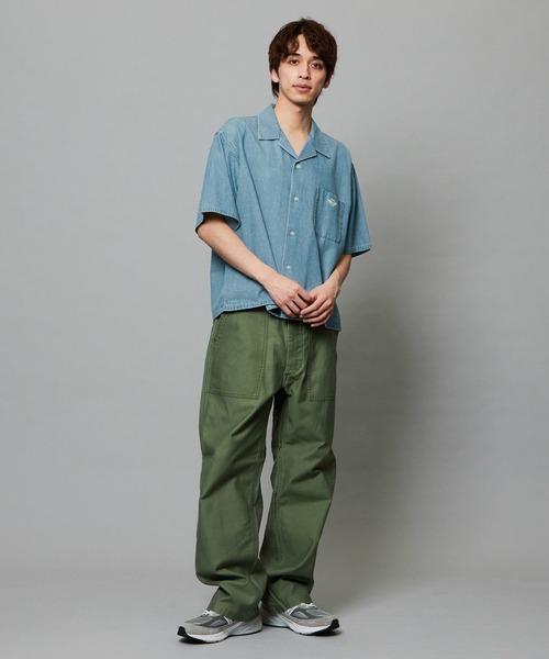 EDWIN（エドウィン）の「EDWIN エドウィン ルーズシルエット バギーシャツ デニム 半袖（シャツ/ブラウス・メンズ・ライトインディゴブルー/ホワイト/ブルー/ブラック系その他・X-LARGE/MEDIUM/LARGE）」の21枚目の写真