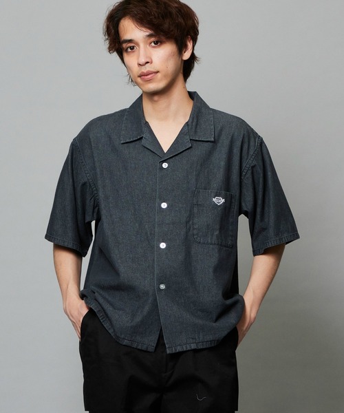 EDWIN（エドウィン）の「EDWIN エドウィン ルーズシルエット バギーシャツ デニム 半袖（シャツ/ブラウス・メンズ・ライトインディゴブルー/ホワイト/ブルー/ブラック系その他・X-LARGE/MEDIUM/LARGE）」の22枚目の写真