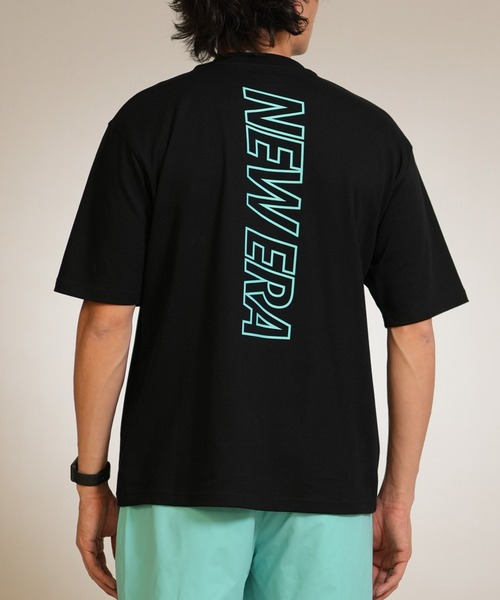 NEW ERA(ニューエラ)の「【ムラサキスポーツ別注】NEW ERA/ニューエラ PA SS OS PF T VERT Tシャツ(Tシャツ/カットソー・メンズ・ホワイト/ブラック・L/M/XL)」の2枚目の写真